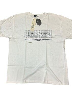 Vintage Lee Jeans Men’s White‎ Shirt Size XL